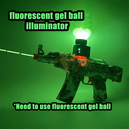 Electric Gel Ball Blaster , Splatter Ball Blasters, Accessories,Fluorescent gel ball illuminator