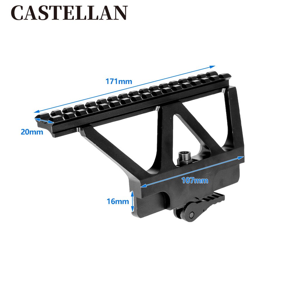 AK105 rail aluminum alloy 20mm rail quick release AK rail sight base
