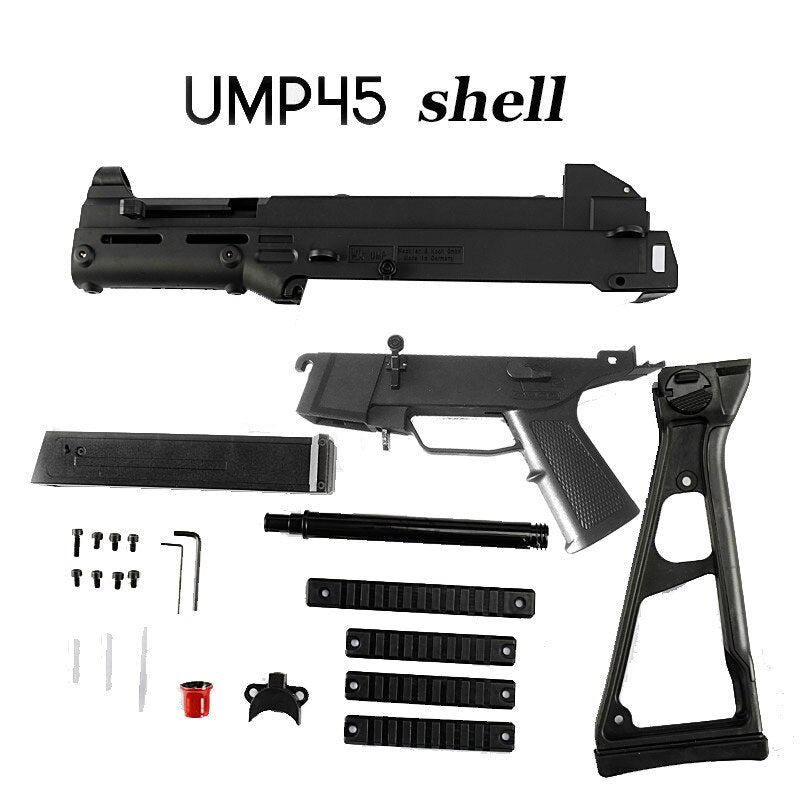 M4A1 Nylon material  ump 45 shell J8 Gel Ball Gun Accessories Toy Gun For Children Out Door Hobby outdoor toys for children